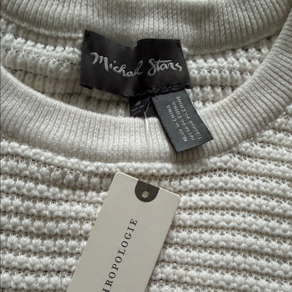 Michael Stars  Crewneck Layer in style with this waffle-knit pullover - Picture 10 of 12